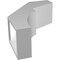 Ekena Millwork 5-in. W x 12-in. D x 16-in. H Monterey Architectural Grade PVC Knee Brace BRCP05X12X16MON - alternate 5